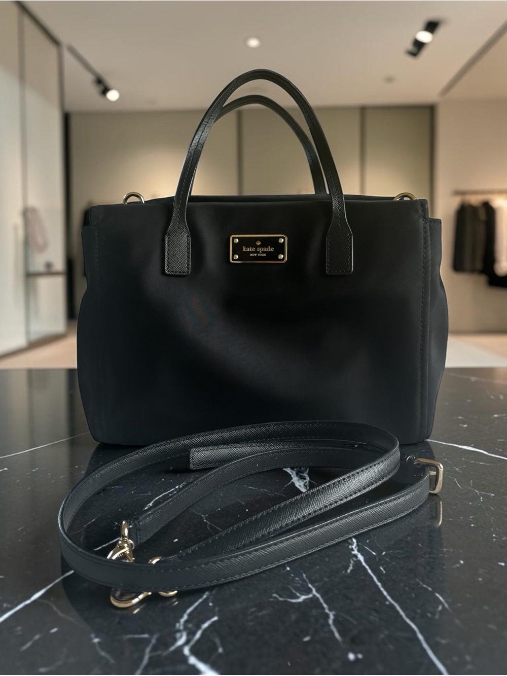 kate spade Blake Avenue Loden satchel and Removable Strap